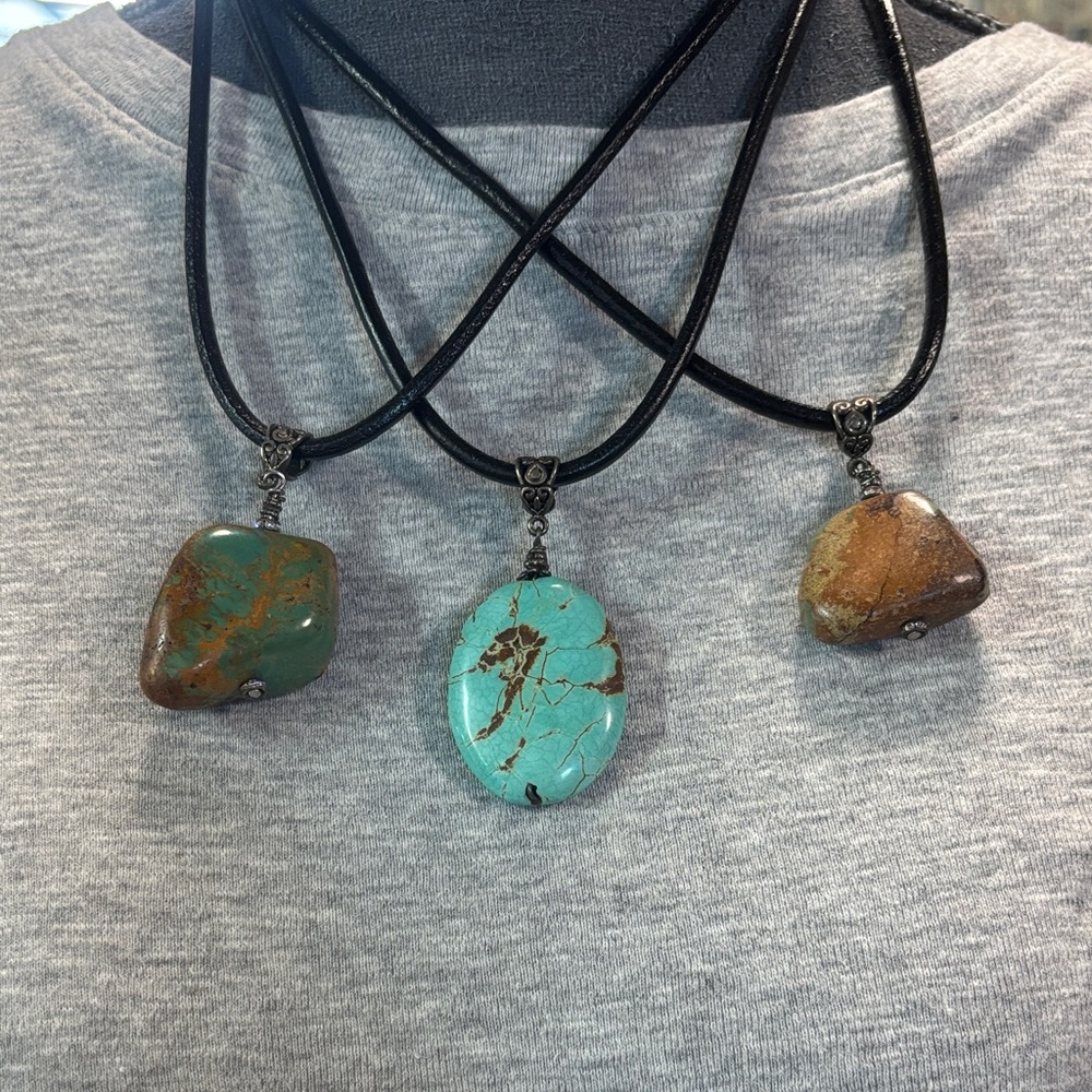 Choice Stone Pendant Necklace